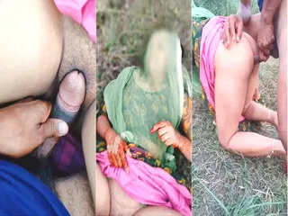 Randi Bhabhi Blowjob and Outdoor Fucking with Mukhiya for Money