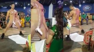 Nude gigolo at NRI wedding bachelorette party in front of family shocking video