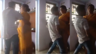 Porn desi mms video mature Maid Aunty fucked by young boy