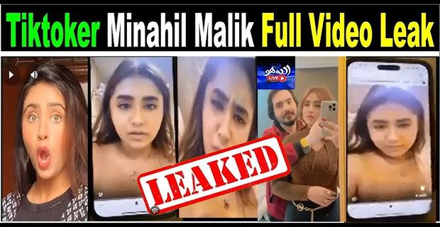 Latest Viral Video Pakistani TikToker Minahil Malik Leaked sex MMS Full