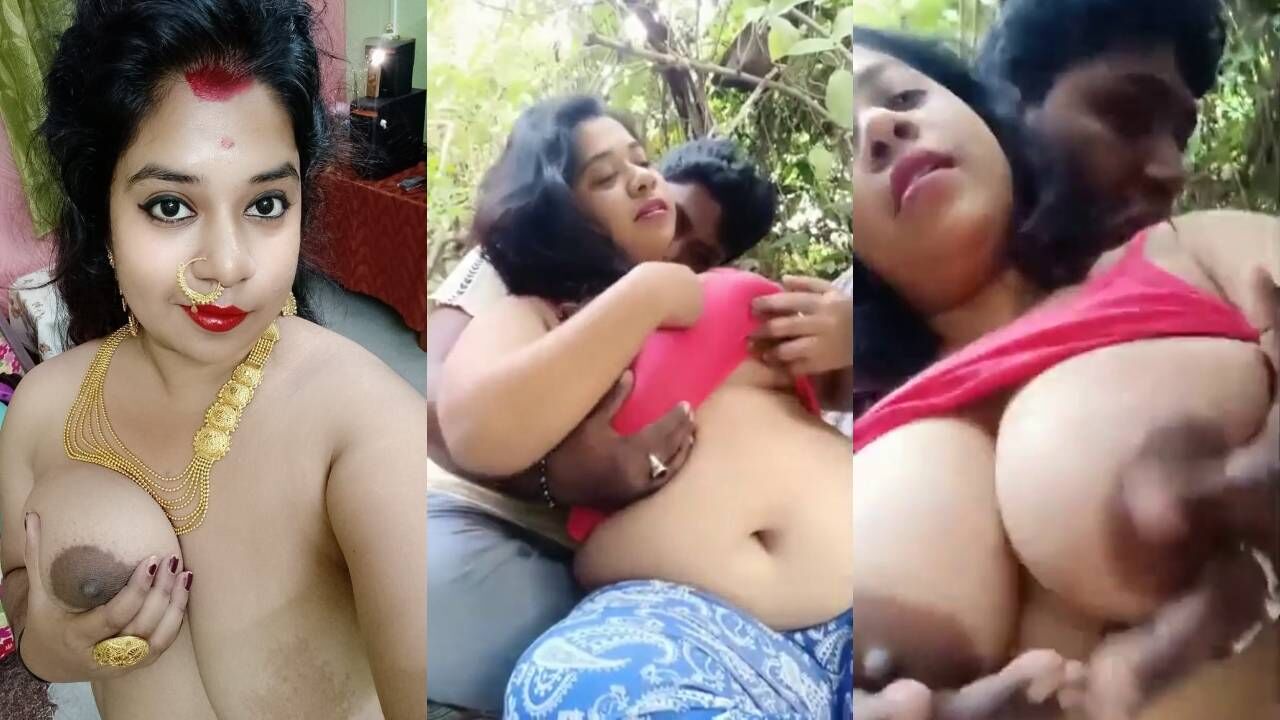 Kompoz2 Mms Chubby Bengali boudi big boobs pressed and enjoyed outdoor