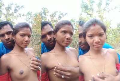 Desi Hindi sex mms videos village randi wife outdoor sex in Jungle