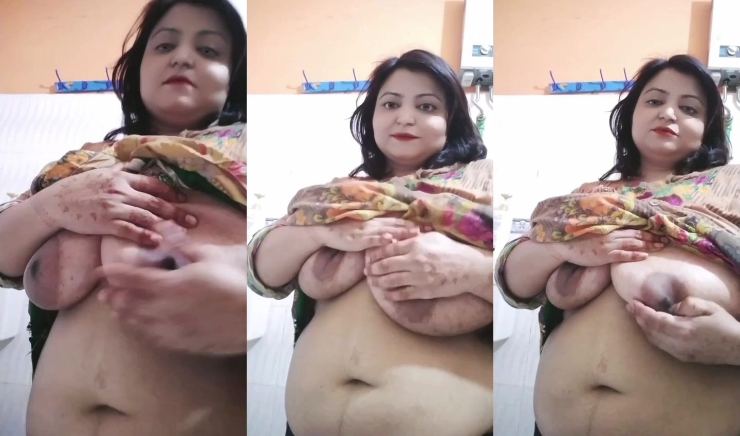 masa49 viral mms horny big boobs Muslim Milf showing nude pussy to young son on live nude video call