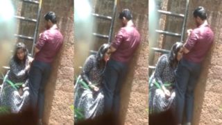 fsiblog new mms Tamil Girl Giving BJ to Boyfriend in Park Outdoor Sex viral mms