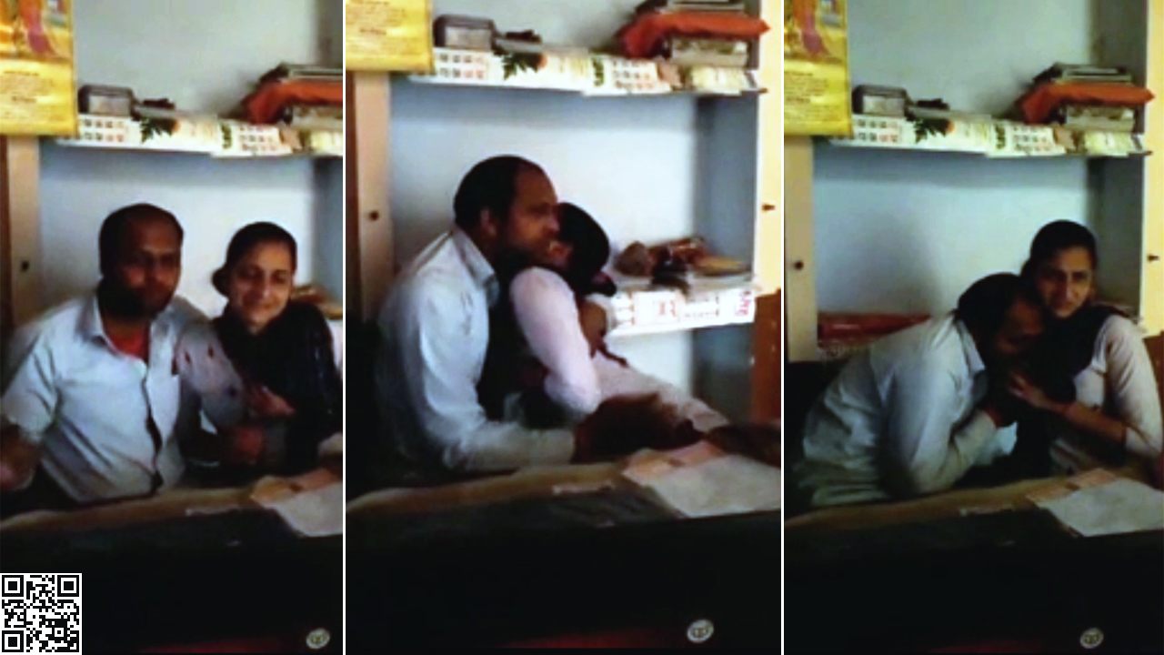 Fsiblog Leaked Desi MMS Video Village School principle boobs sucking and fingering pussy of teen student