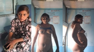 Masahub2 desi porn mms Bangla Randi Showing Full Nude Body in Local Train for Money